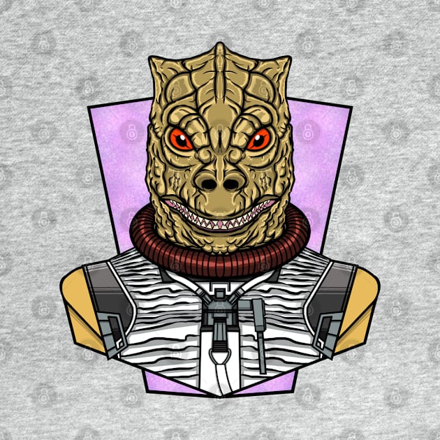 Bossk  Bounty Hunter by Dark_Inks